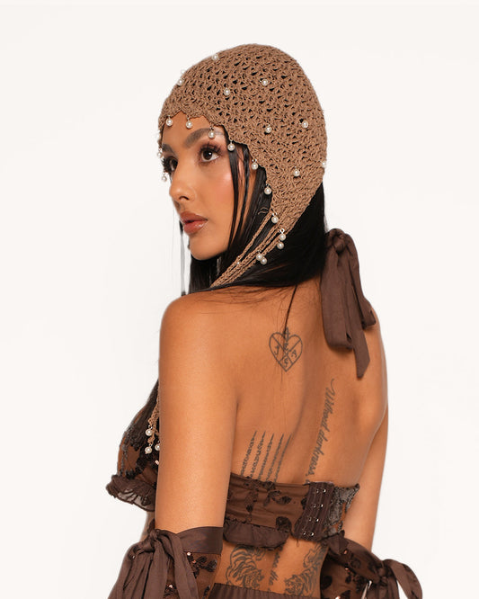 Bohemian Princess Sequin Ruffle O-Ring Top with Sleeves