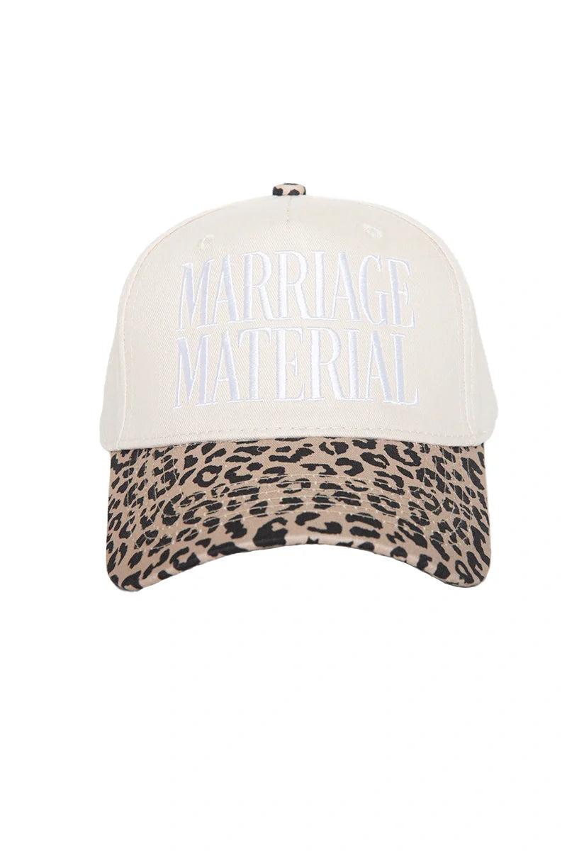 Marriage Material Two-Toned Retro Hat