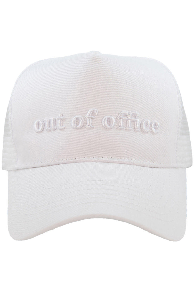 Out of Office 3-D Embroidered Trucker Hat