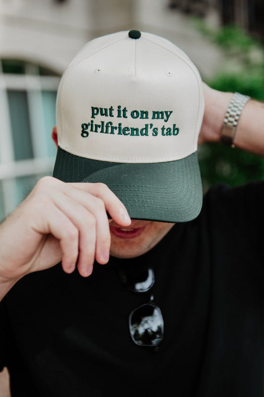 Put It On My Girlfriend's Tab Two-Toned Hat
