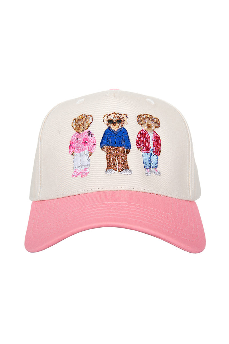 Teddy Bears Vintage Trucker Hat