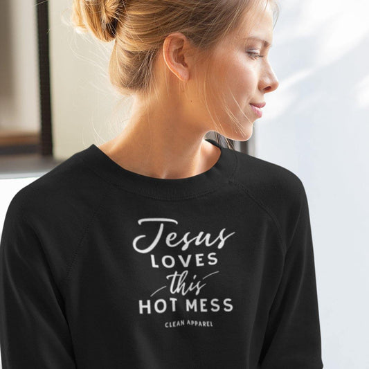 Hot Mess Ladies Crewneck Sweatshirt
