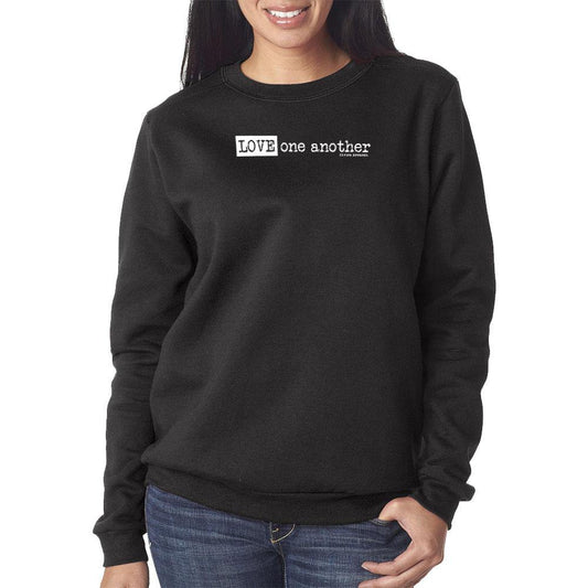 Love One Another Ladies Crewneck Sweatshirt