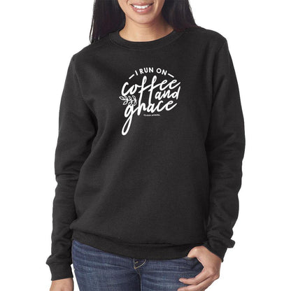I Run Ladies Crewneck Sweatshirt