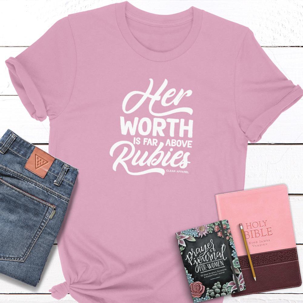 Worth Above Rubies Ladies Unisex Tees