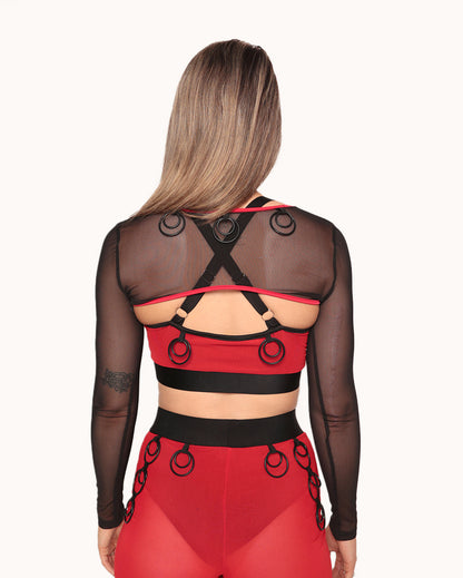 ClarissaTalks x iHR Enter the Portal Ultra Crop Top