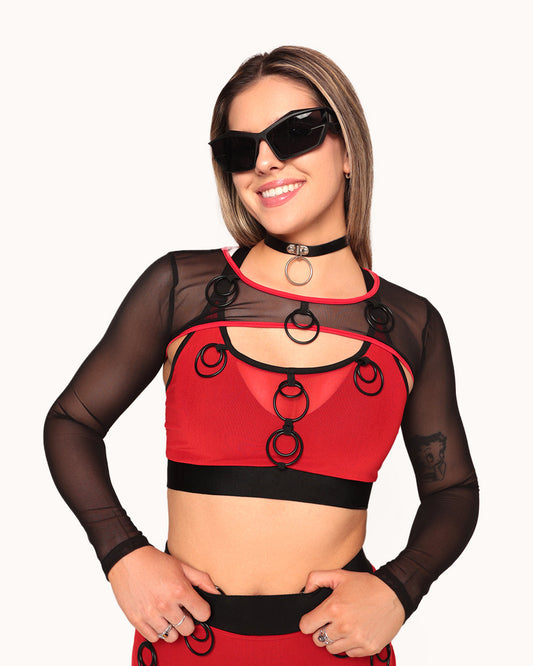 ClarissaTalks x iHR Enter the Portal Ultra Crop Top