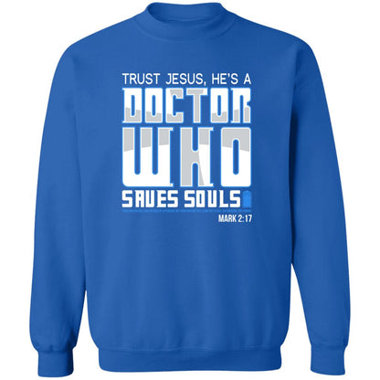 Dr Who Saves Crewneck Sweatshirt