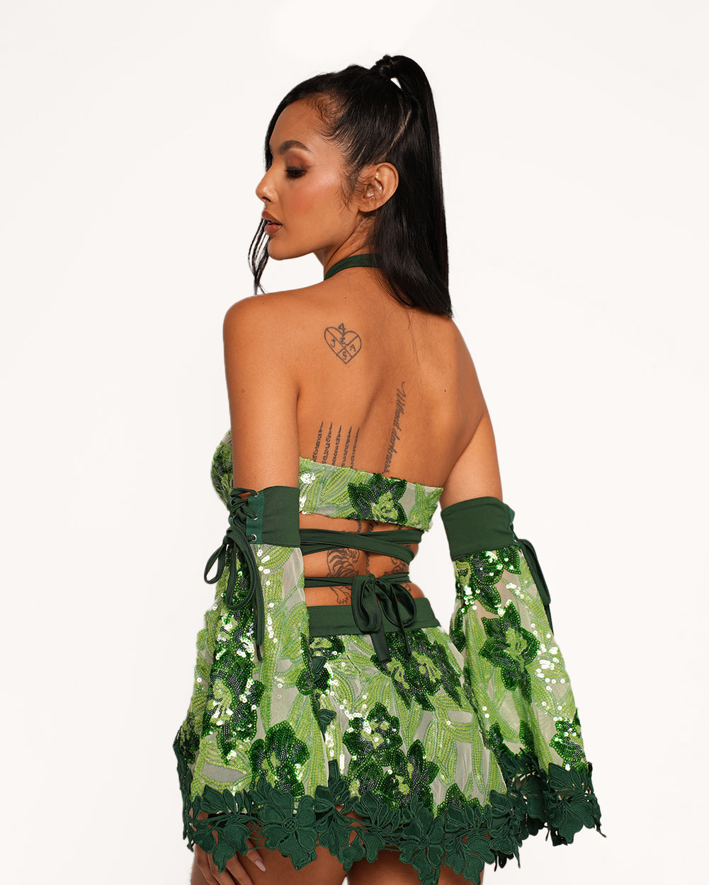 Fairytale Forest Wrap Around Top with Sleeves