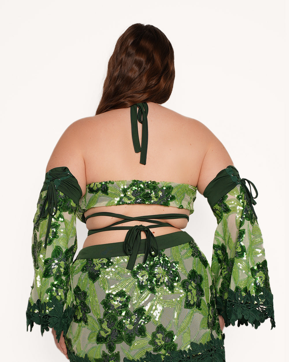 Fairytale Forest Wrap Around Top with Sleeves
