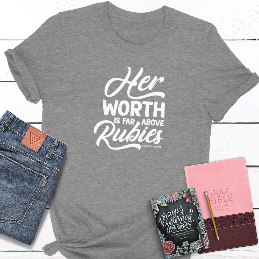 Worth Above Rubies Ladies Unisex Tees
