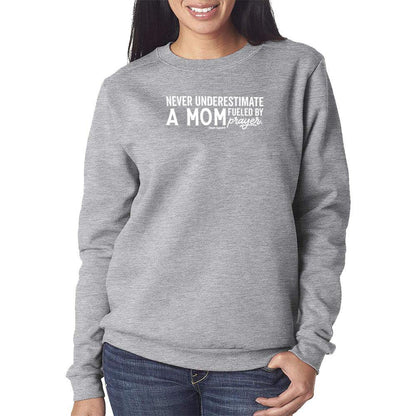 Never Underestimate Ladies Crewneck Sweatshirt