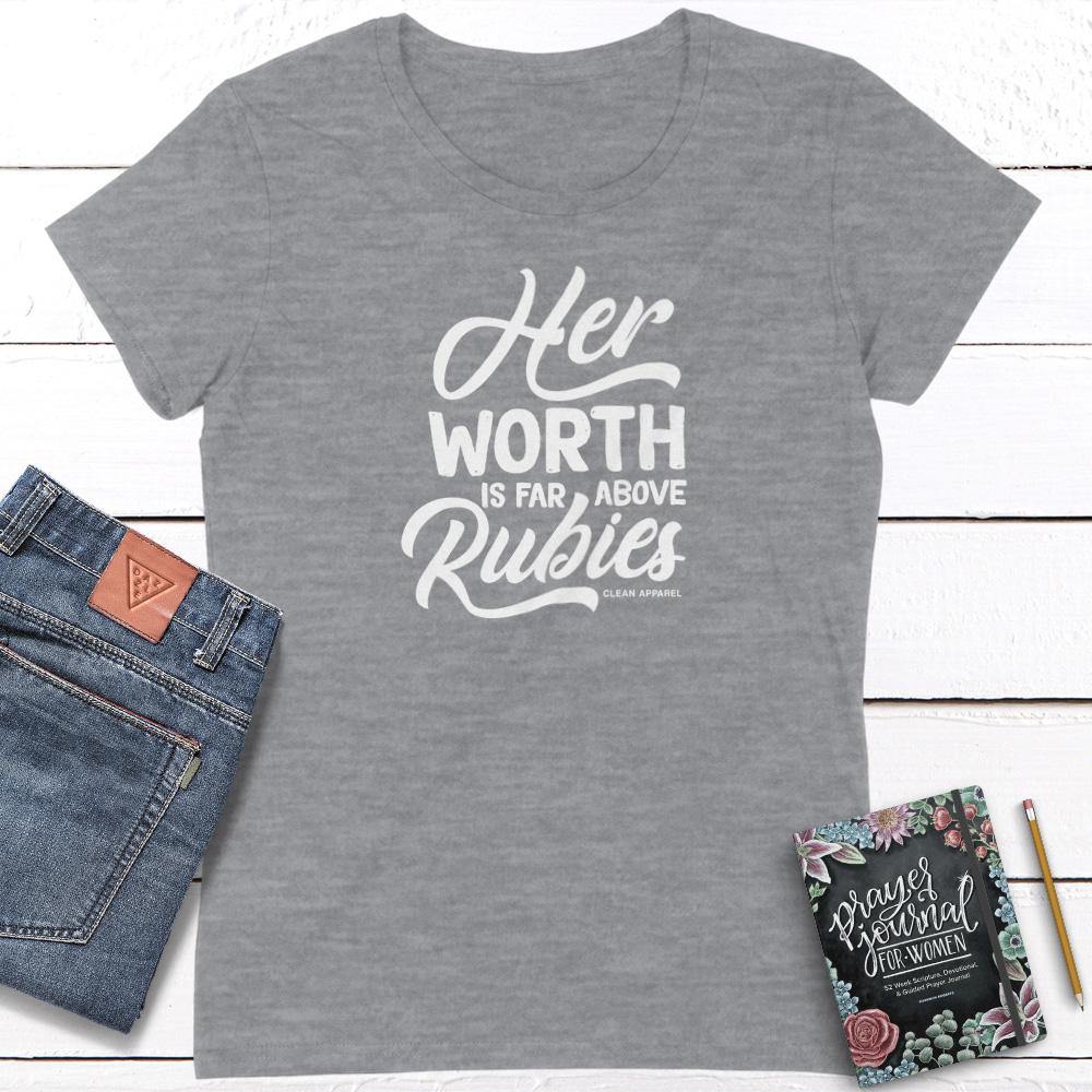 Worth Above Rubies Ladies Fit Tees