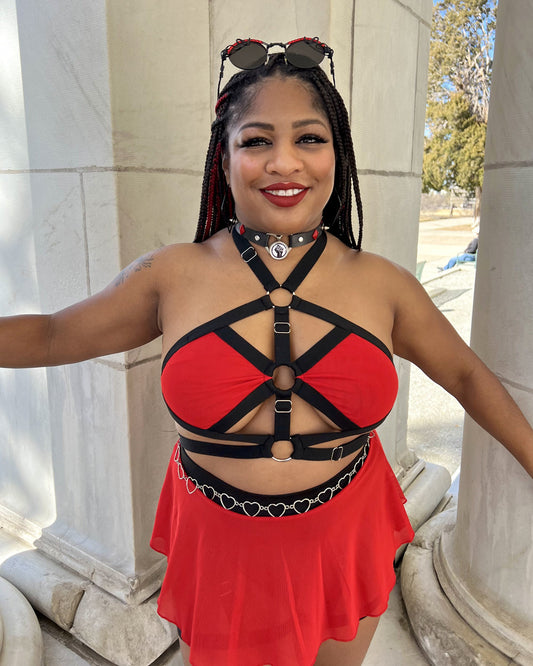 Kandi Diva x iHR Locked & Loaded Halter Top