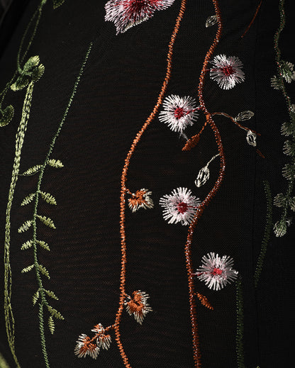 Lace Flowerfields Stretch Pixie Hem Top