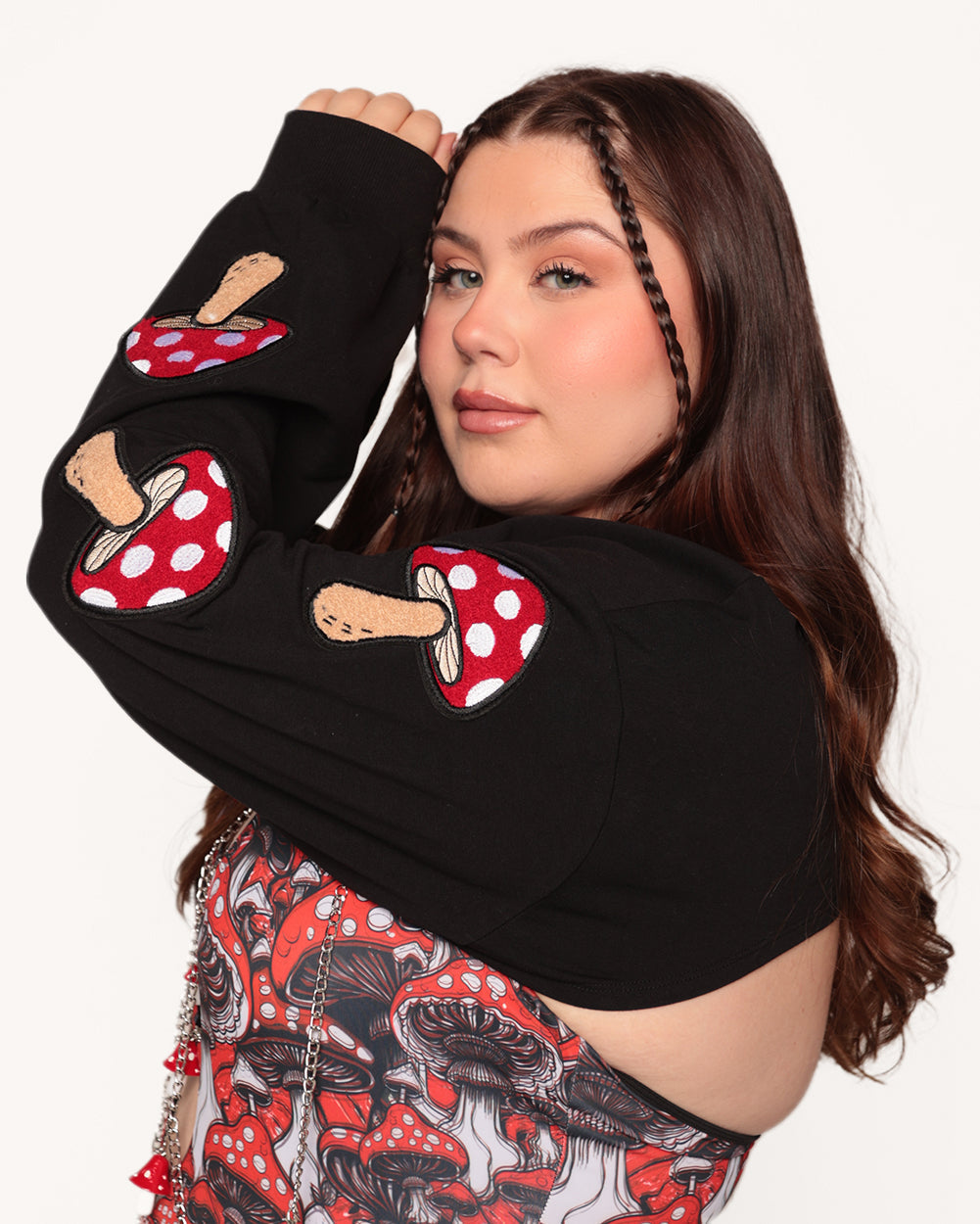 Magic Mushroom Patch Ultra Crop Top