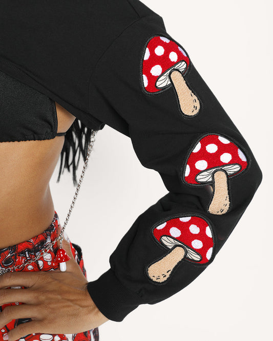 Magic Mushroom Patch Ultra Crop Top