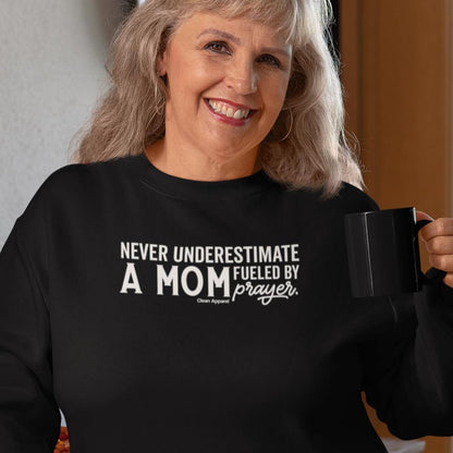 Never Underestimate Ladies Crewneck Sweatshirt