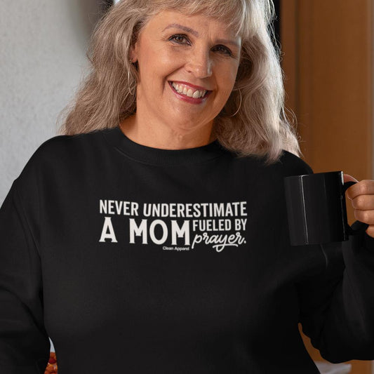 Never Underestimate Ladies Crewneck Sweatshirt