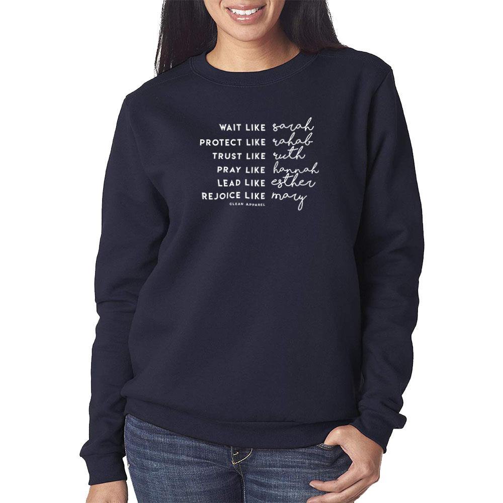Wait Like Sarah Crewneck Sweatshirt