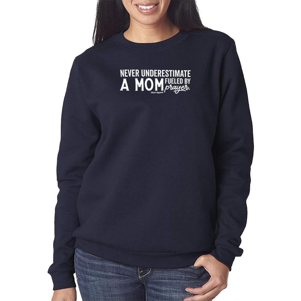 Never Underestimate Ladies Crewneck Sweatshirt
