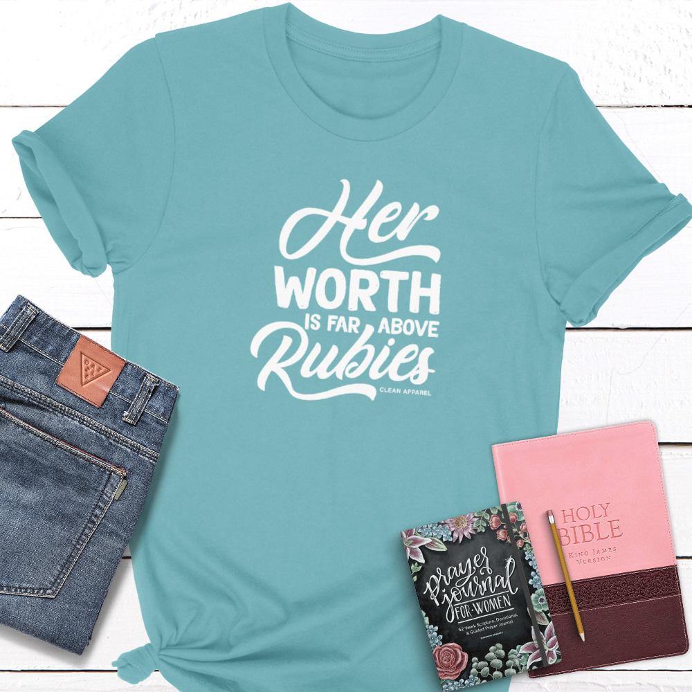 Worth Above Rubies Ladies Unisex Tees