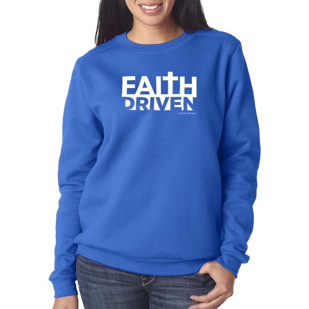 Faith Driven Ladies Crewneck Sweatshirt
