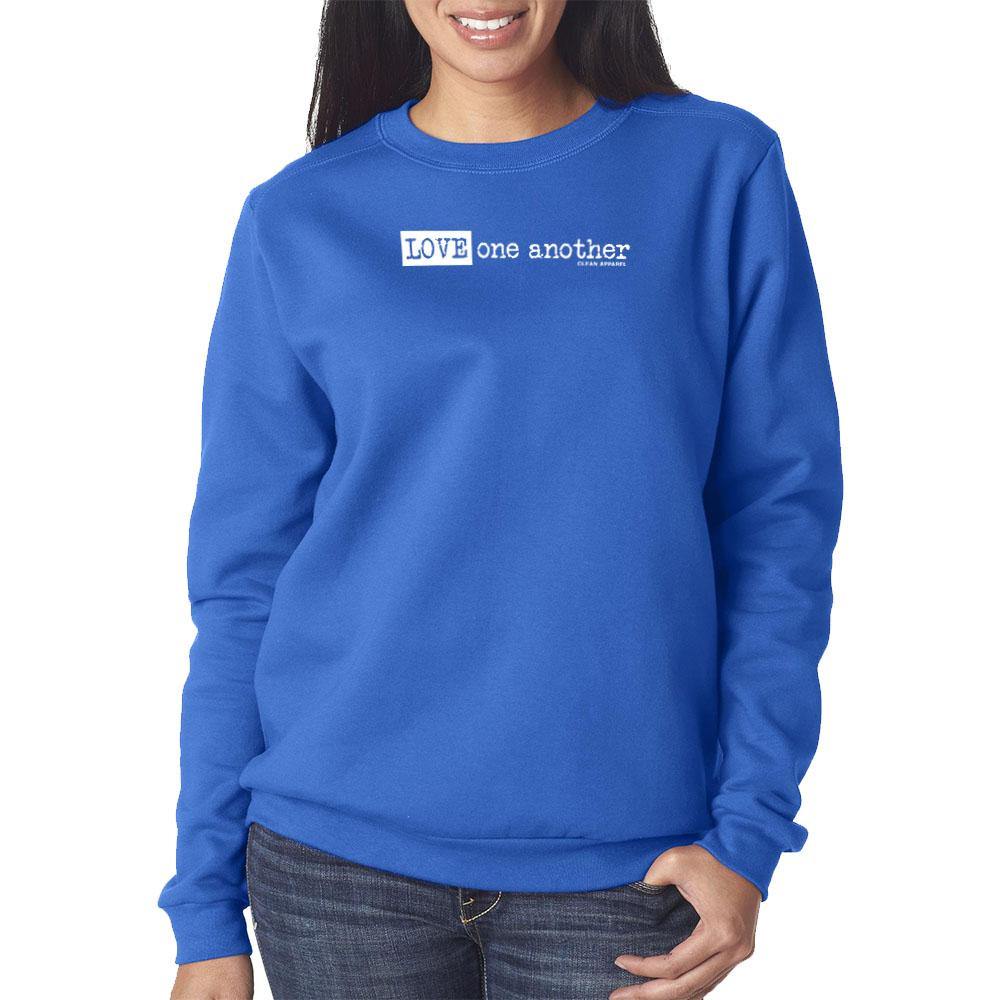 Love One Another Ladies Crewneck Sweatshirt