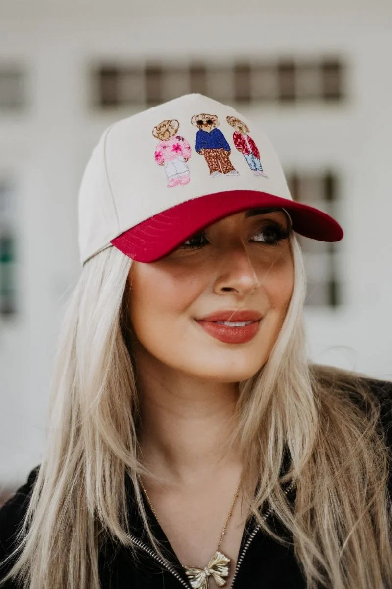 Teddy Bears Vintage Trucker Hat