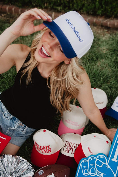 When's Halftime? Two-Toned Vintage Hat
