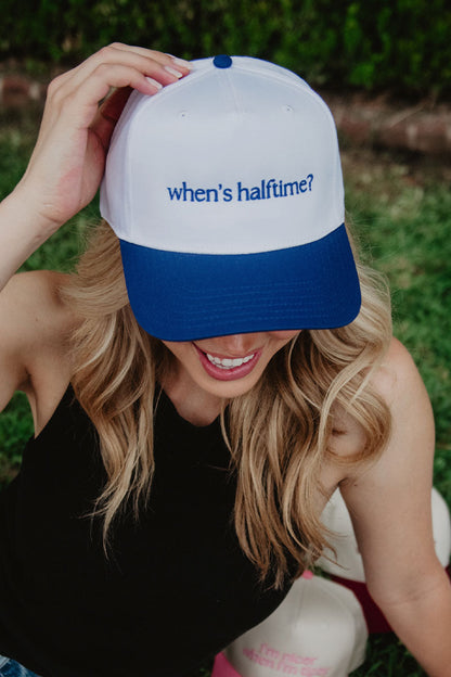 When's Halftime? Two-Toned Vintage Hat