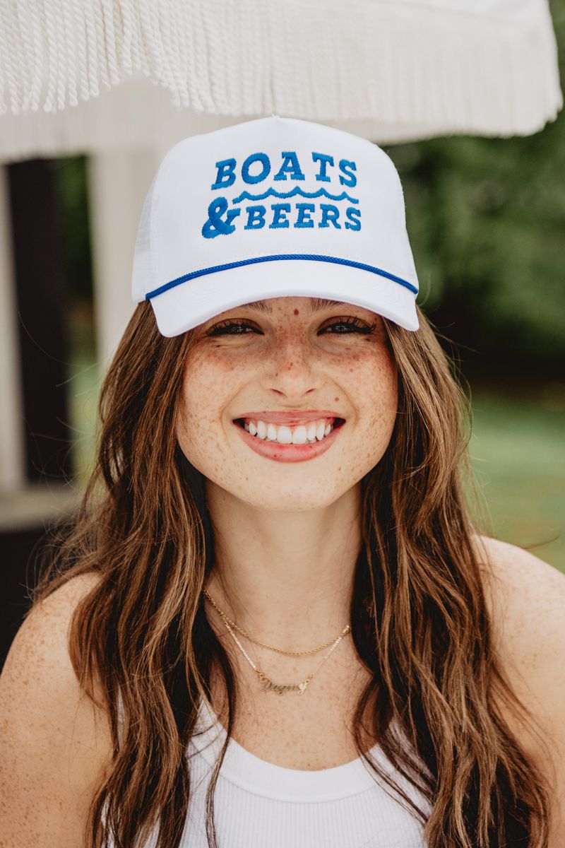 Boats & Beers Trucker Cap for Lake