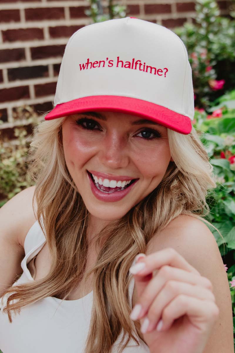 When's Halftime? Two-Toned Vintage Hat