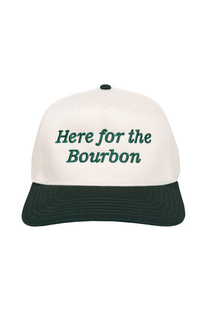 Here For the Bourbon Men's Two Toned Hat