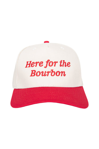 Here For the Bourbon Men's Two Toned Hat