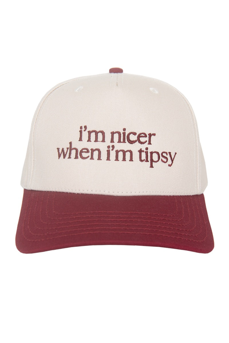 I'm Nicer When I'm Tipsy Retro Trucker Hats