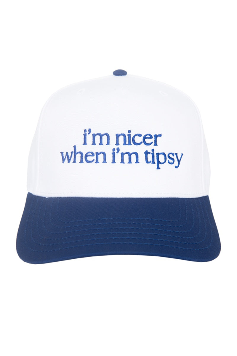 I'm Nicer When I'm Tipsy Retro Trucker Hats