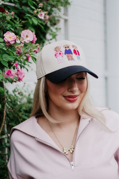 Teddy Bears Vintage Trucker Hat