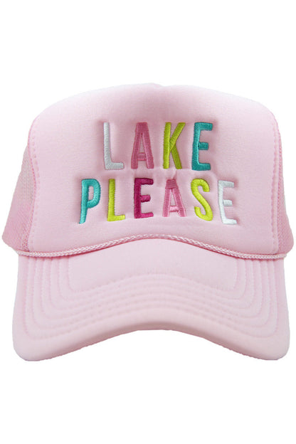 Lake Please Foam Trucker Hat for Women