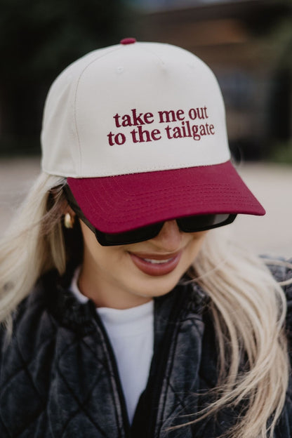 Take Me Out To The Tailgate Two-Toned Hat