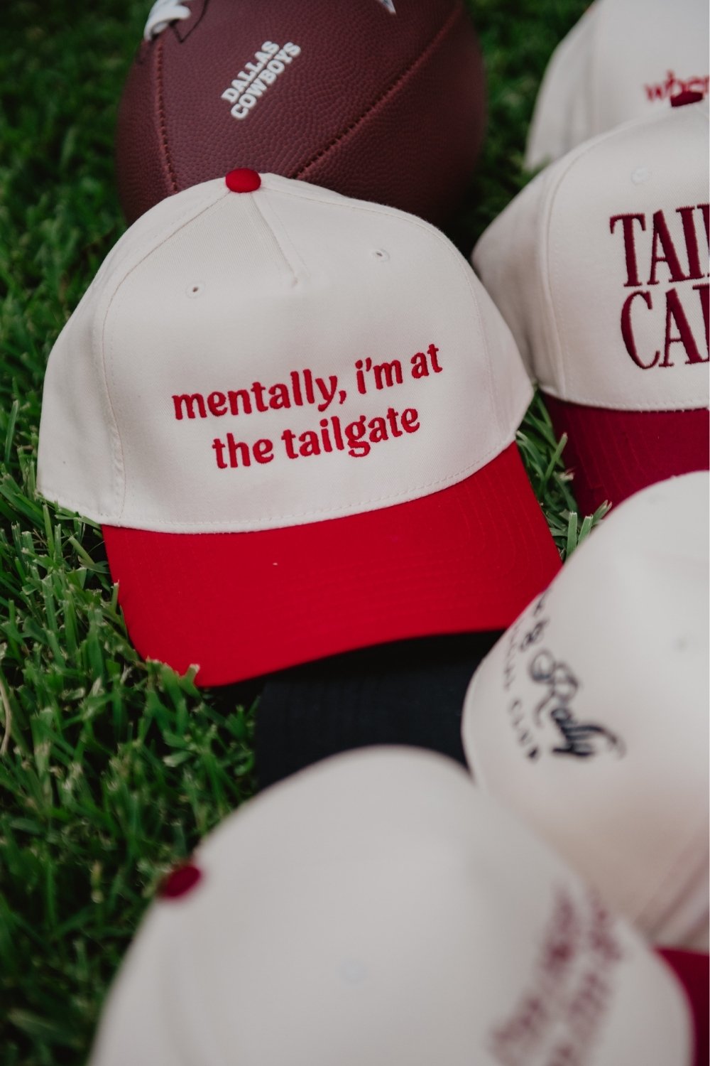 Mentally. I'm At The Tailgate Trucker Hat Vintage
