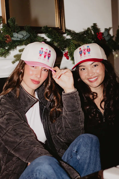 Nutcrackers Embroidered Two-Toned Hat
