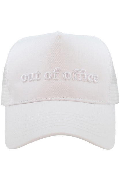 Out of Office 3-D Embroidered Trucker Hat