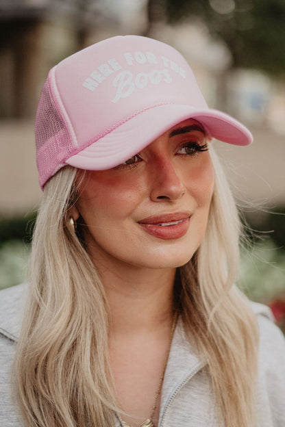 Here for the Boos Women's Foam Trucker Hat
