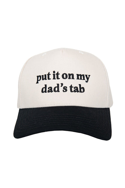 Put It On My Dad's Tab Vintage Hat