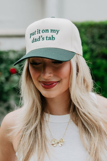 Put It On My Dad's Tab Vintage Hat