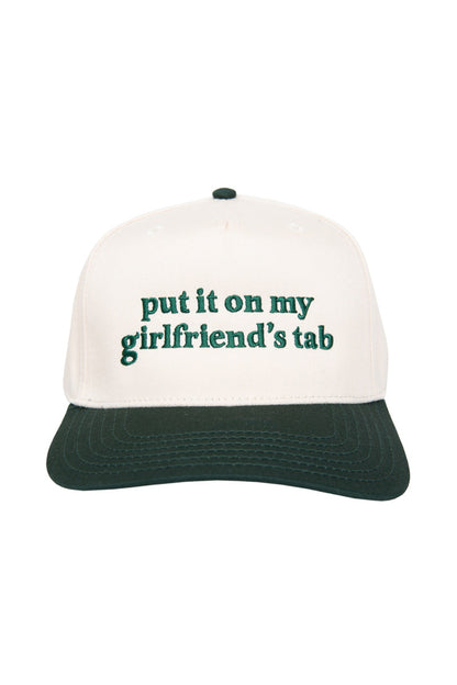 Put It On My Girlfriend's Tab Two-Toned Hat