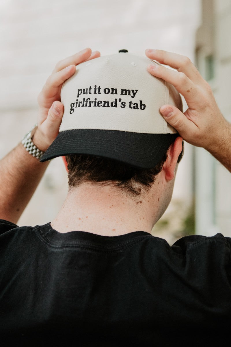 Put It On My Girlfriend's Tab Two-Toned Hat