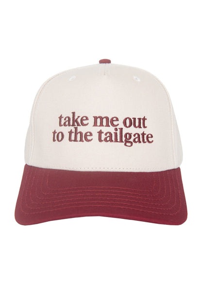 Take Me Out To The Tailgate Two-Toned Hat
