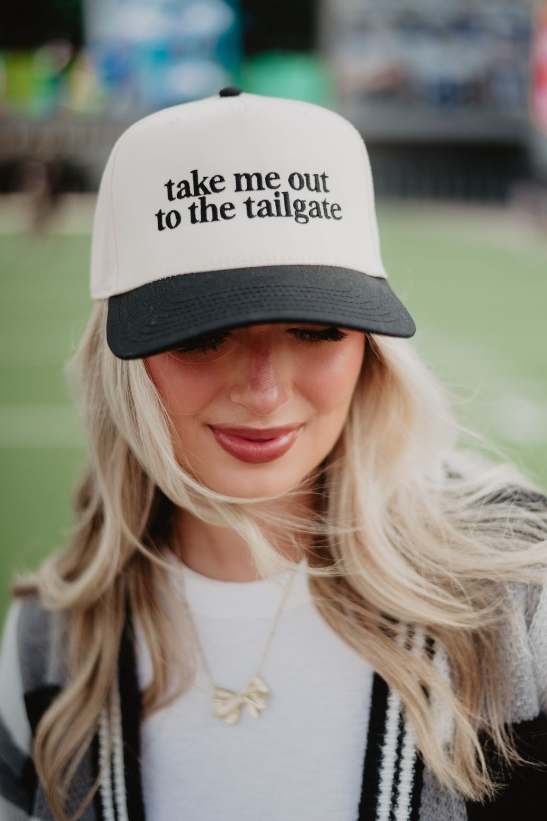 Take Me Out To The Tailgate Two-Toned Hat